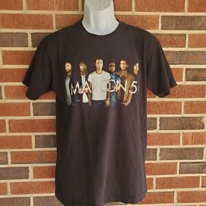 Maroon 5 Mens Shirt Black Medium North America Tour 2016 Band Music Tee